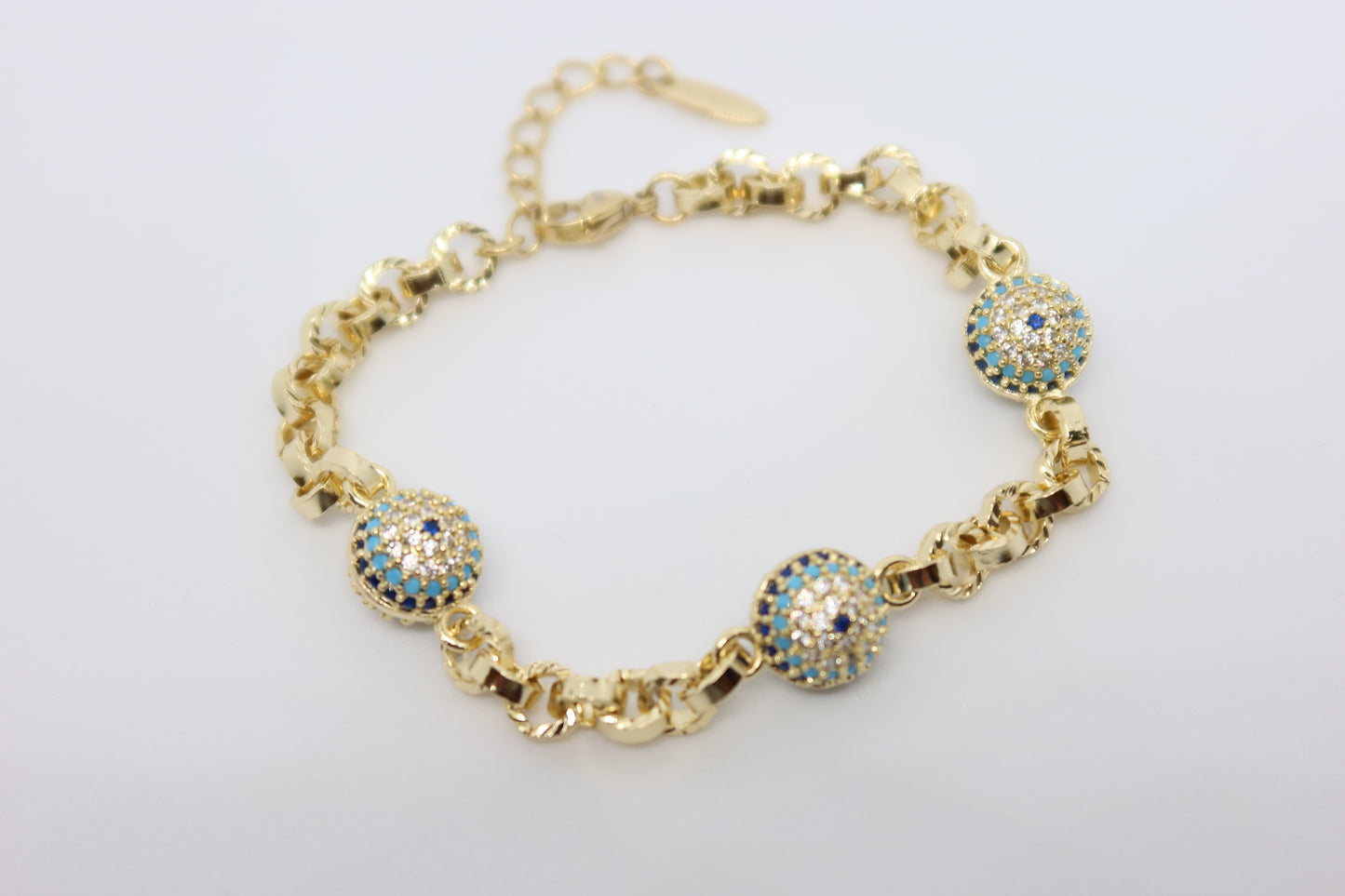 Armband LUXA Nazar - Vergoldet 14K
