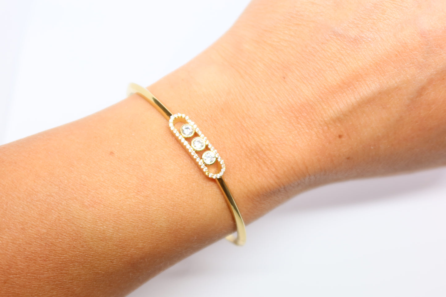 Vergoldet 14K - LUXA Golden Trinity Armreif