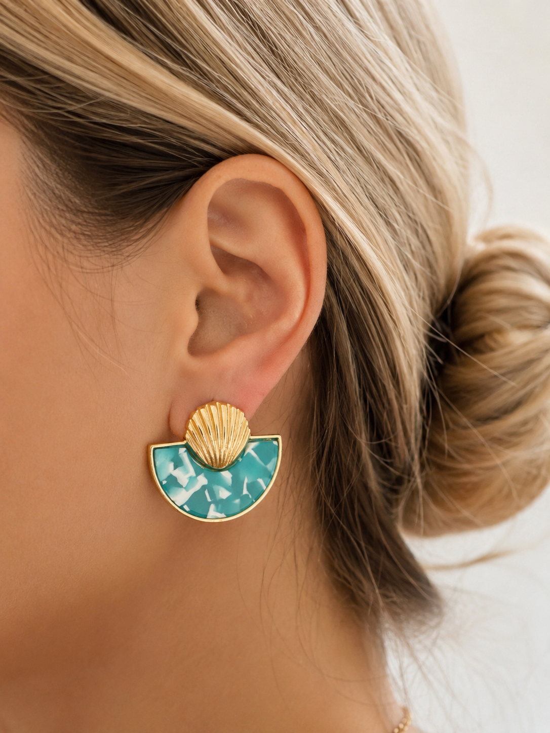 Ohrring - LUXA Azzura Vergoldet 14K