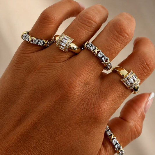Ring LUXA Xena Verstellbar - Vergoldet 14K