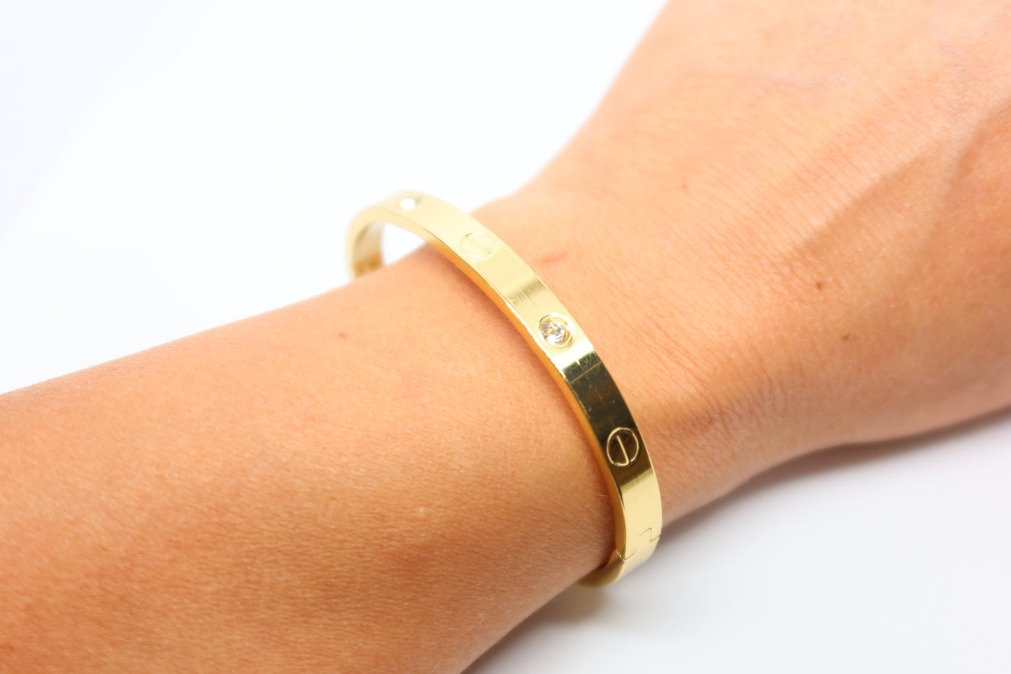 Vergoldet 14K - LUXA Love Armreif