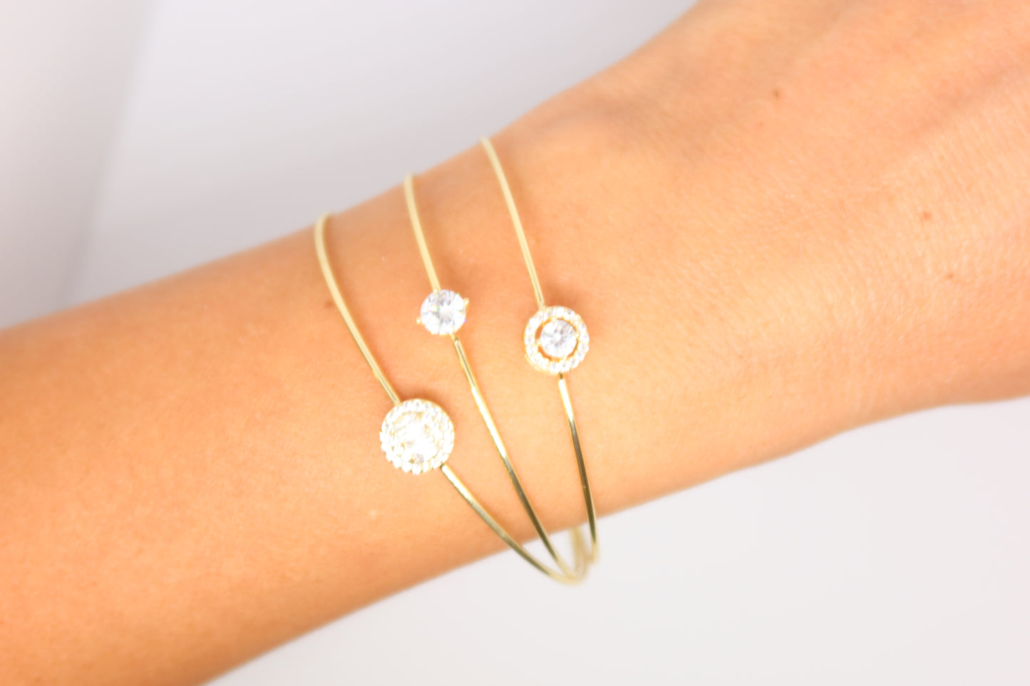 Vergoldet 14K - LUXA Aurelia Trio - 3-teiliges Armreif