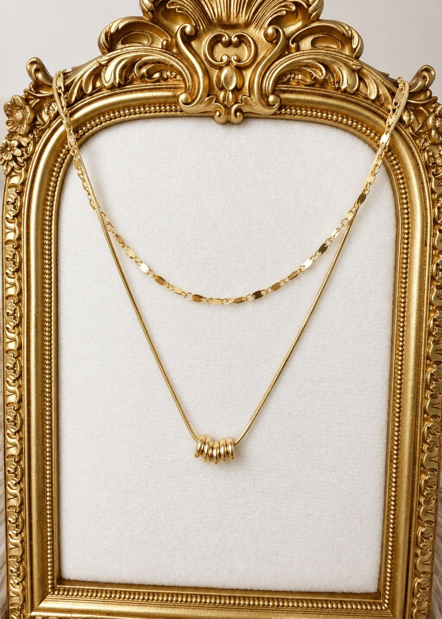 LUXA 2er Kettenset Elan 14K Vergoldet