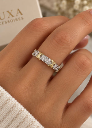 LUXA Ring Xena Verstellbar - Vergoldet 14K