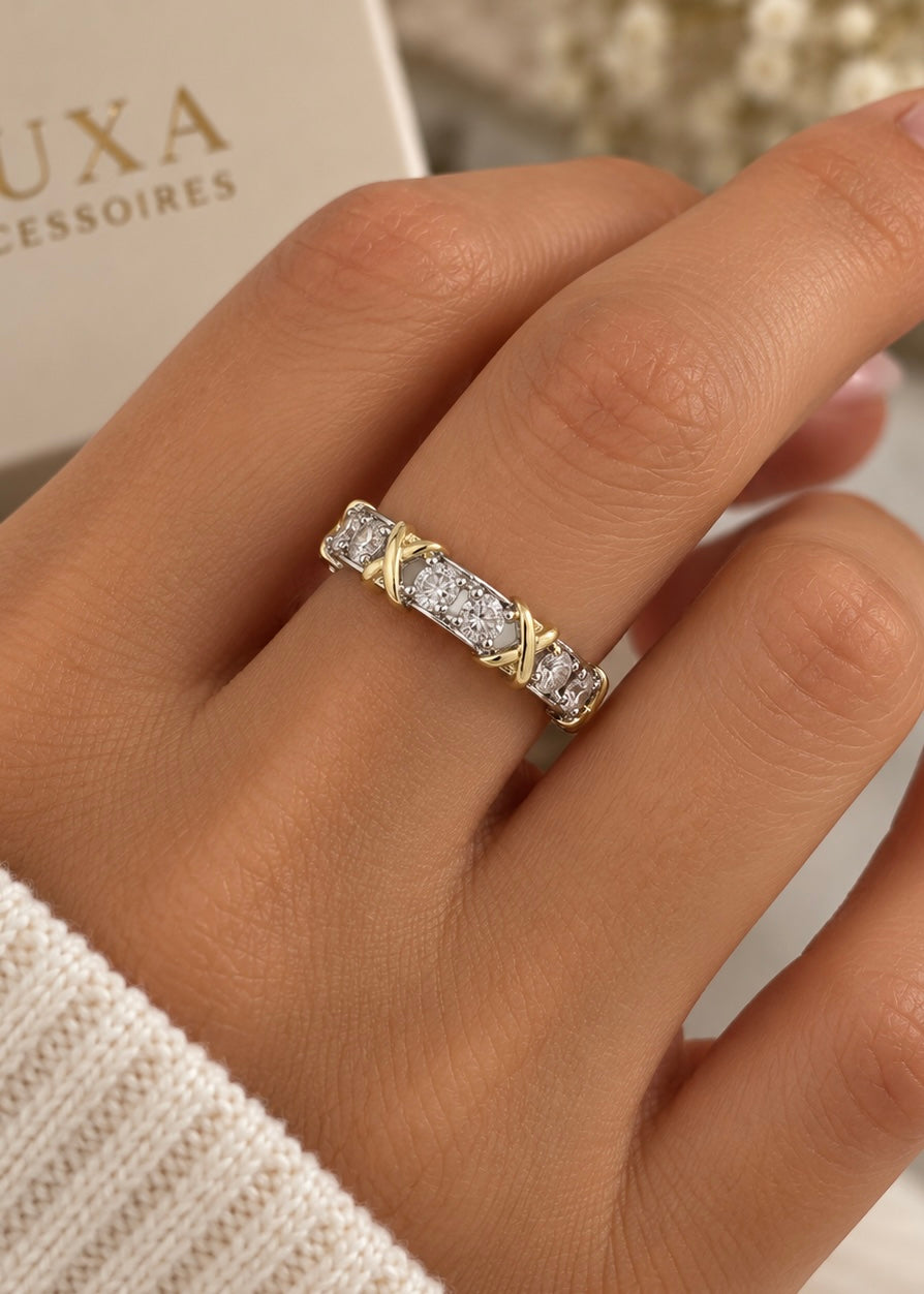 LUXA Ring Xena Verstellbar - Vergoldet 14K