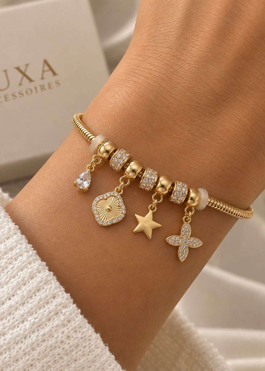 LUXA Charm - Armband Golden Dreams 14K Vergoldet