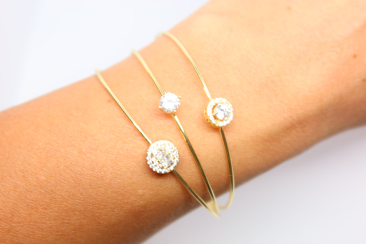 Vergoldet 14K - LUXA Aurelia Trio - 3-teiliges Armreif