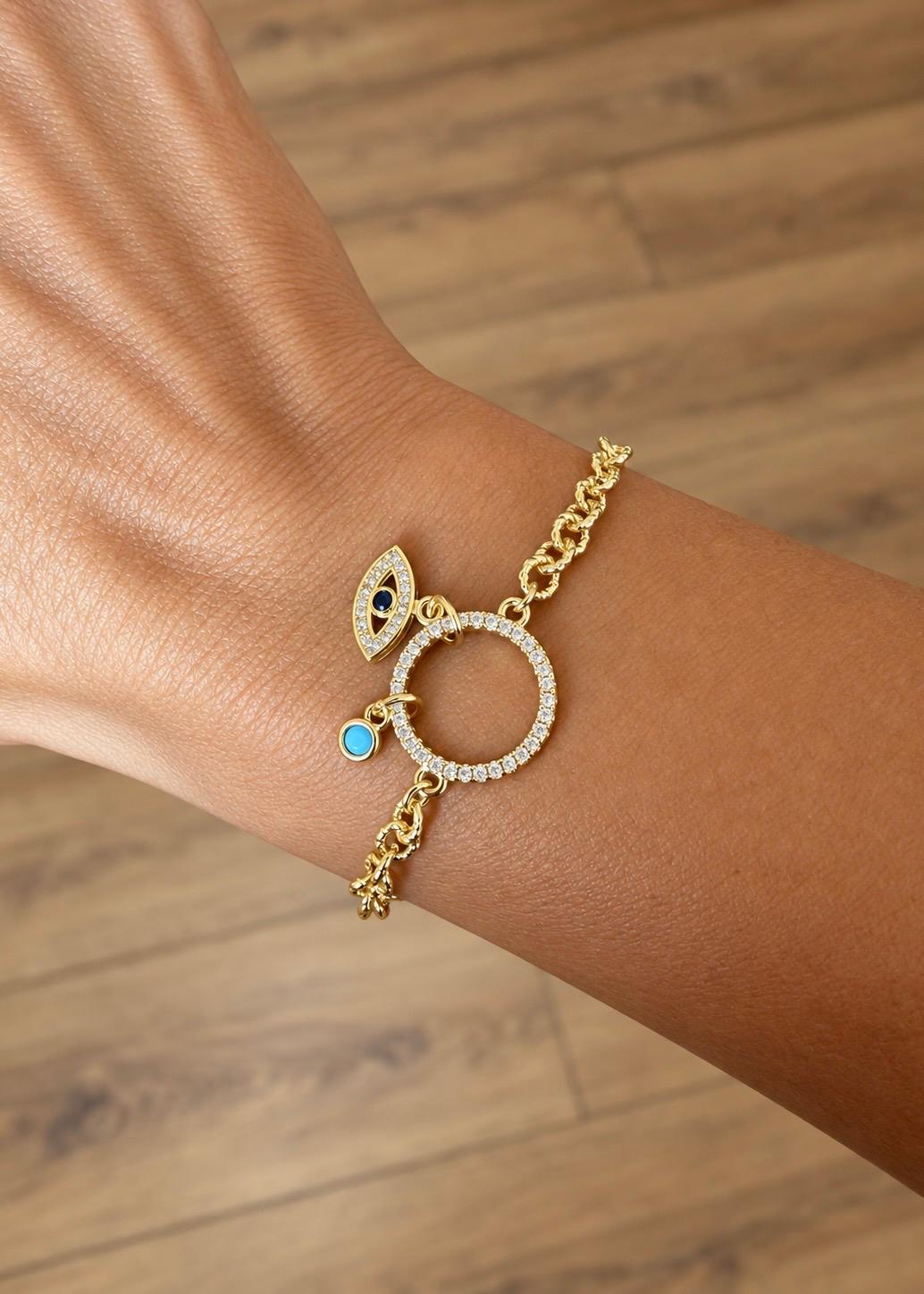 LUXA Armband Nazar 14K Vergoldet