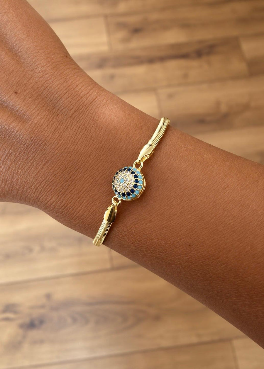 LUXA Armband Nazar Glow 14K Vergoldet