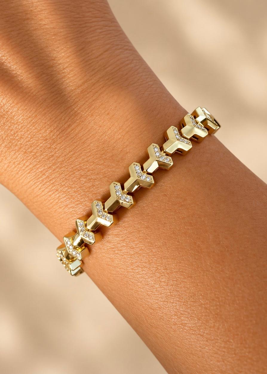 LUXA Armband Viva 14K Vergoldet