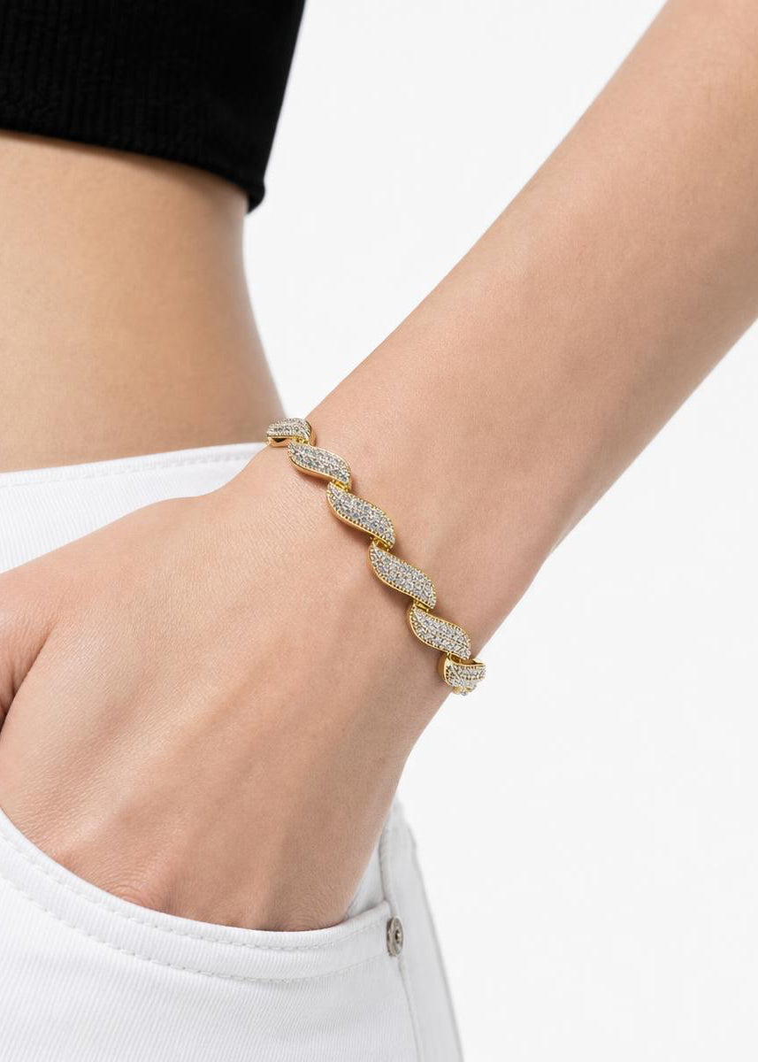 Vergoldet 14K - LUXA Wave Armband