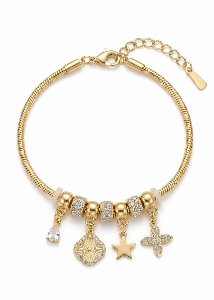 LUXA Charm - Armband Golden Dreams 14K Vergoldet