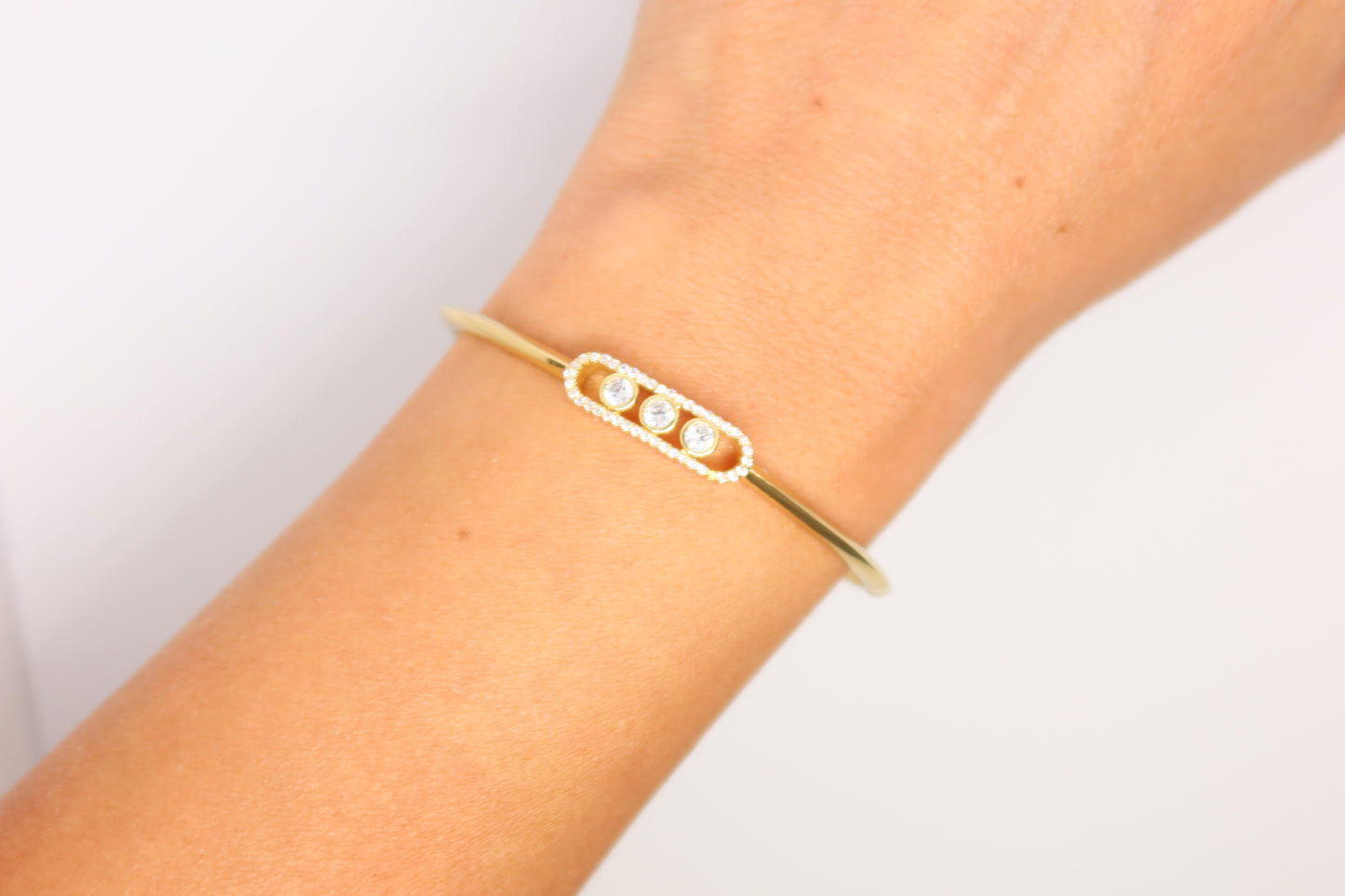 Vergoldet 14K - LUXA Golden Trinity Armreif