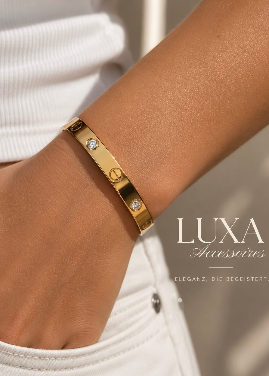 Vergoldet 14K - LUXA Love Armreif