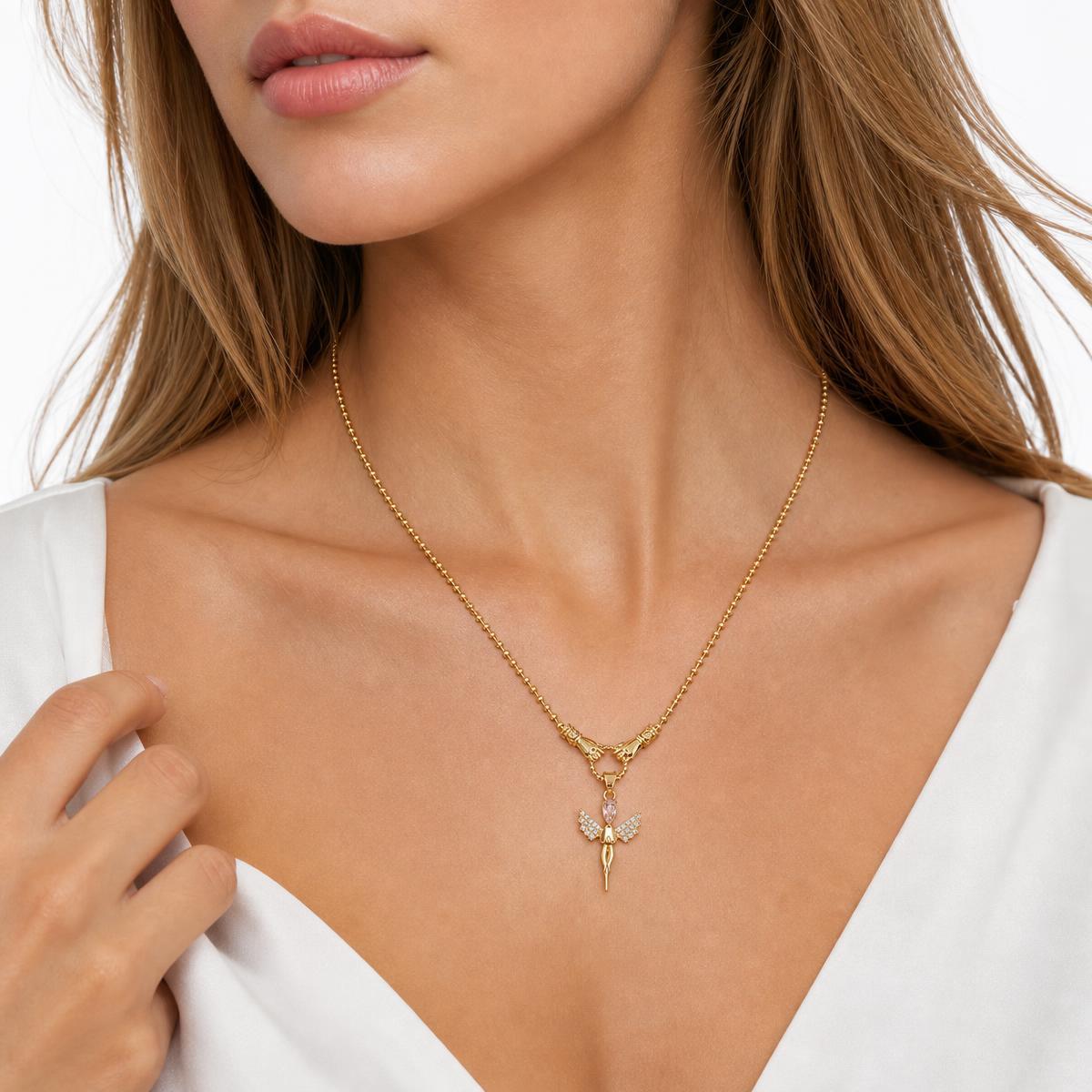 Vergoldet 14K - LUXA Liora Halskette