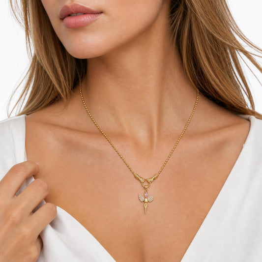 Vergoldet 14K - LUXA Liora Halskette