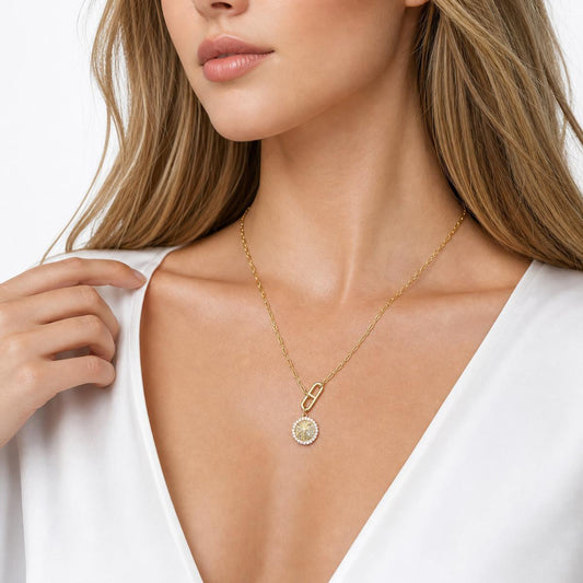 Vergoldet 14K - LUXA Sunray Halskette