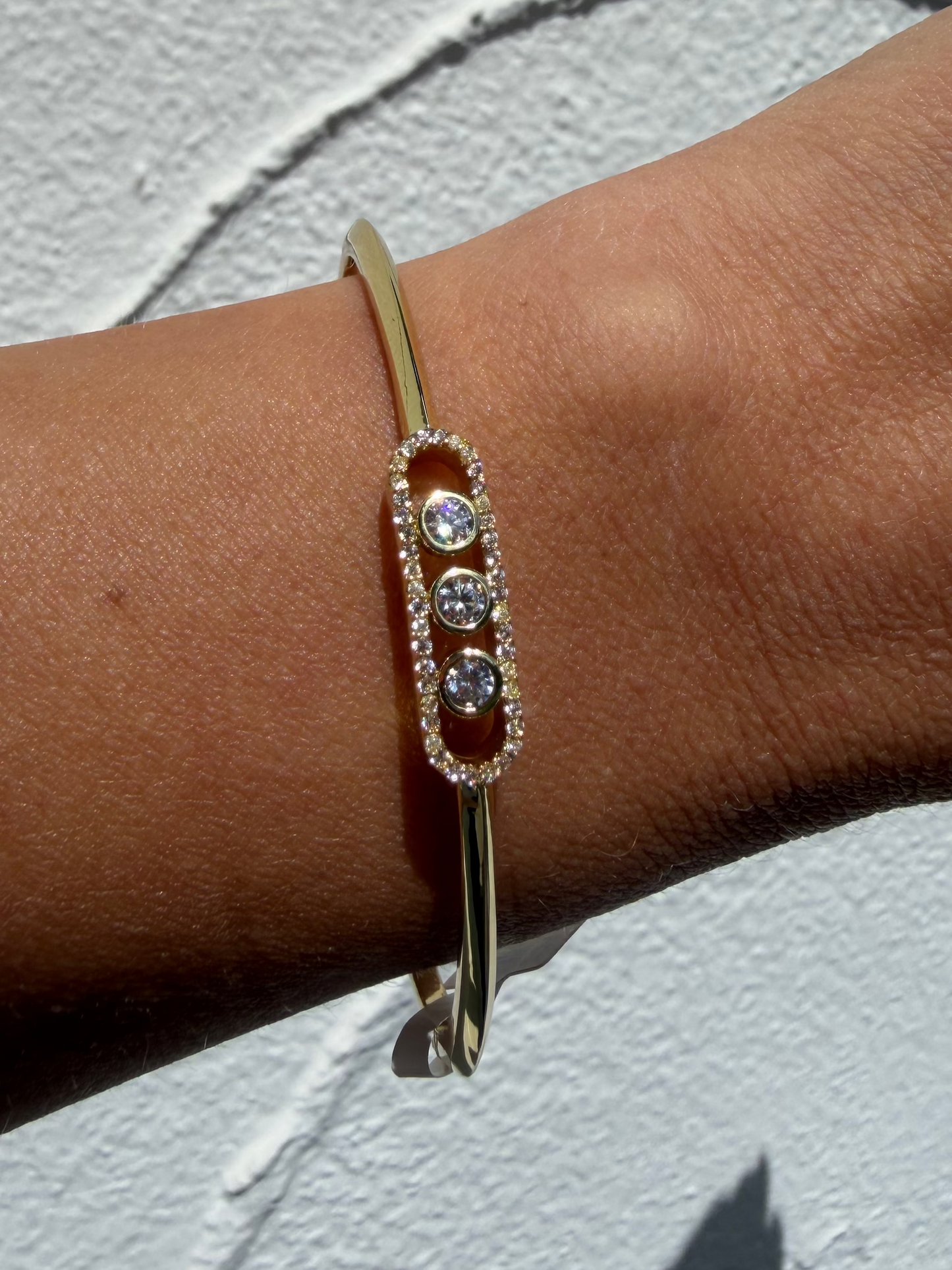 Vergoldet 14K - LUXA Golden Trinity Armreif