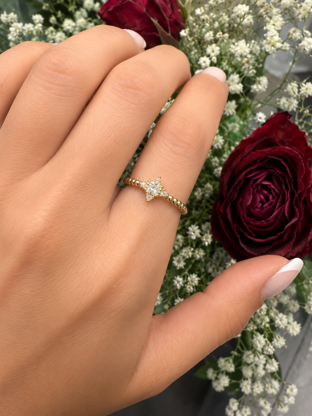 Ring LUXA Etoile Verstellbar - Vergoldet 14K