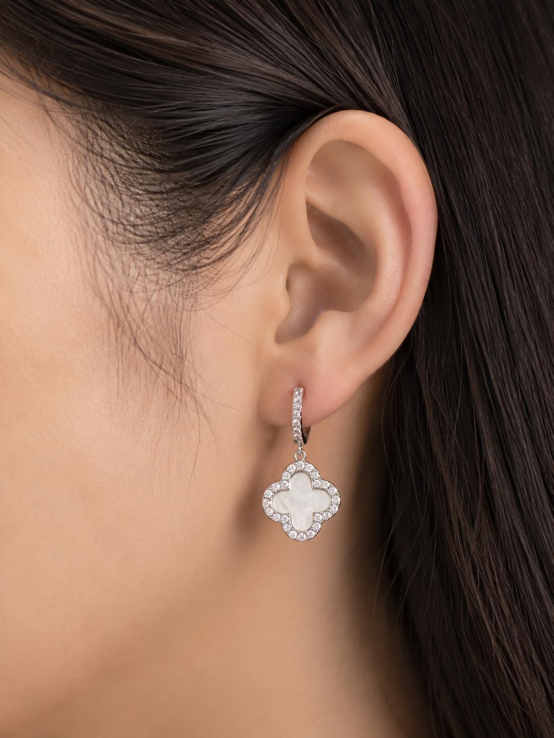 Vergoldet 14K - LUXA Clover Weissgold