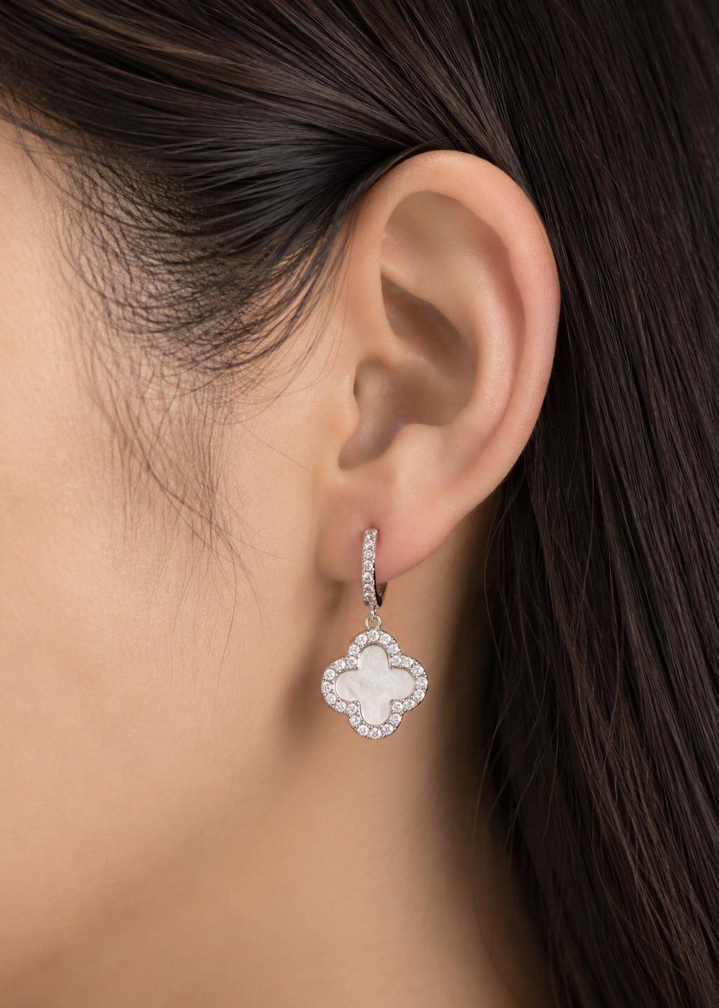 Vergoldet 14K - LUXA Clover Weissgold