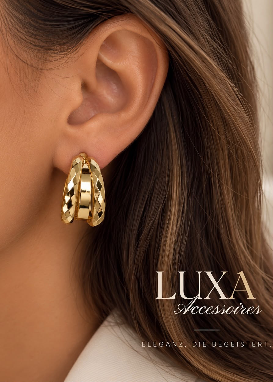 LUXA Ohrring Naya 14K Vergoldet