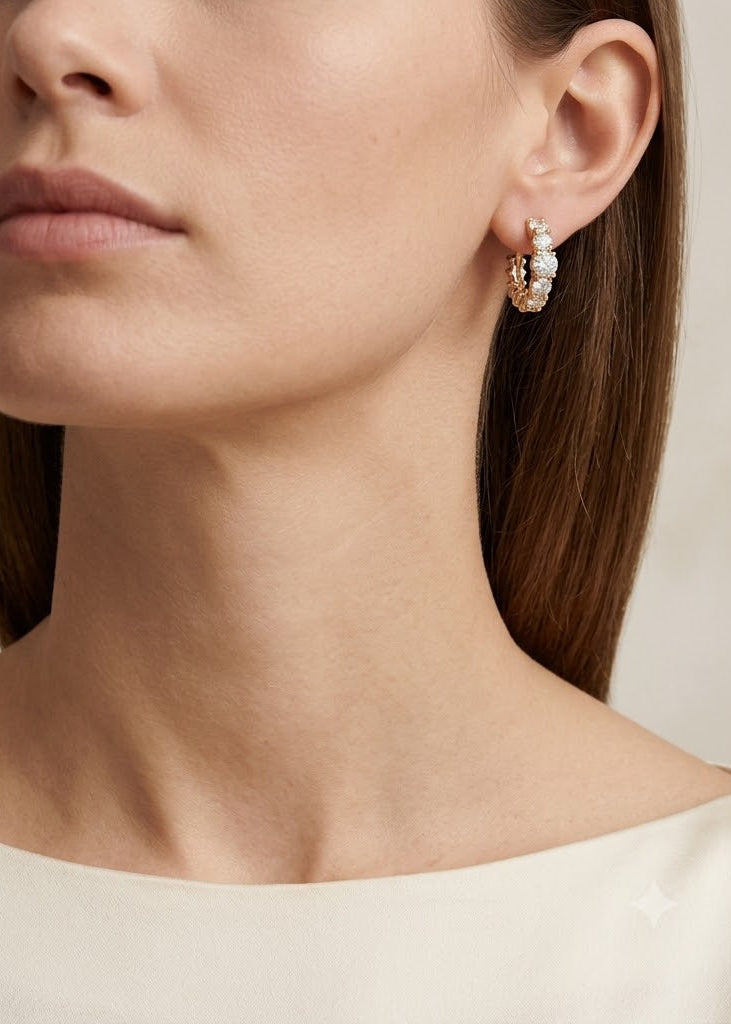 Vergoldet 14K - LUXA Vivienne Ohrring
