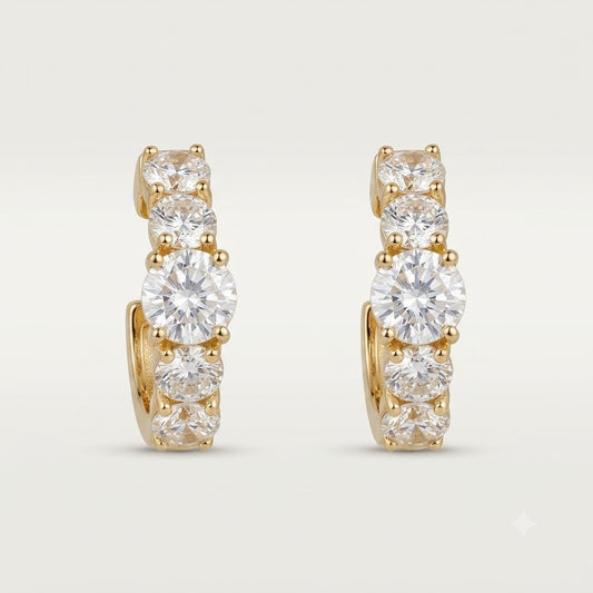 Vergoldet 14K - LUXA Vivienne Ohrring
