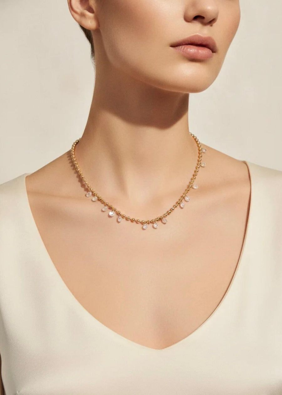 Vergoldet 14K - LUXA Shine Halskette