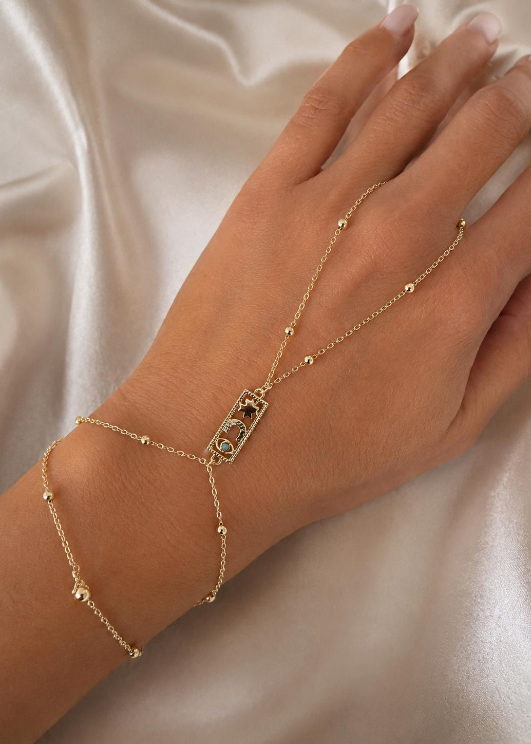 LUXA Hand-Chain Magnetic Luck 14K Vergoldet