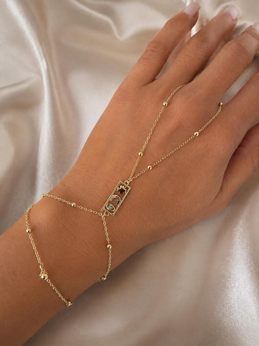 Vergoldet 14K - LUXA Hand-Chain Magnetic Luck