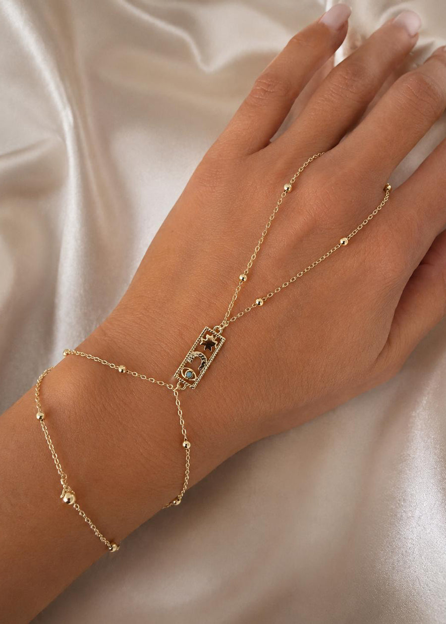 LUXA Hand-Chain Magnetic Luck 14K Vergoldet