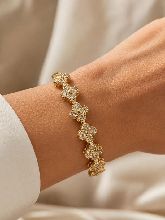 Vergoldet 14K - LUXA Armreif Gold