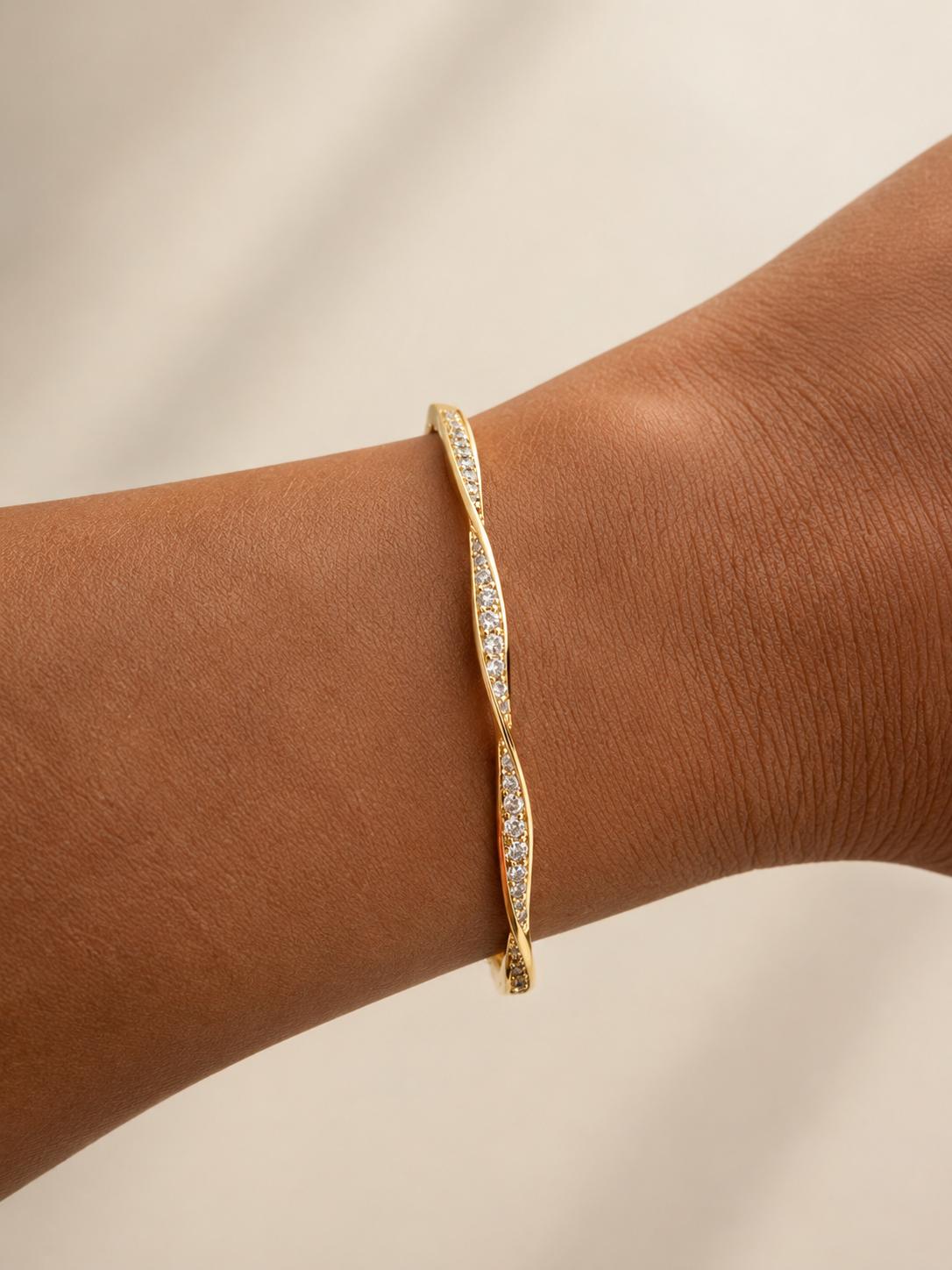 Armreif LUXA Infinity - Vergoldet 14K