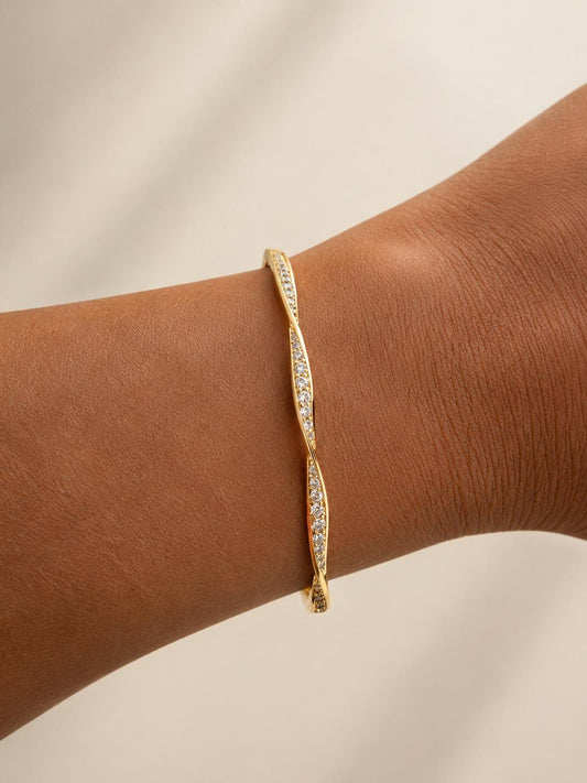 Armreif LUXA Infinity - Vergoldet 14K