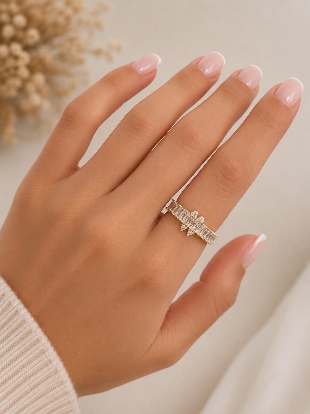Ring LUXA Elise Verstellbar - Vergoldet 14K